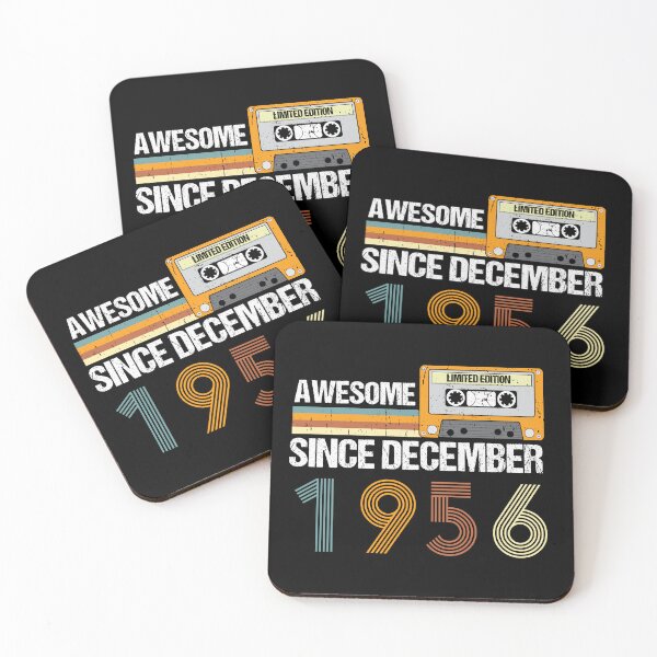 Item preview, Awesome Since December 1956 | 66th Birthday Gifts | 66 Years Old Gifts designed and sold by AMINE  ★★★★★.