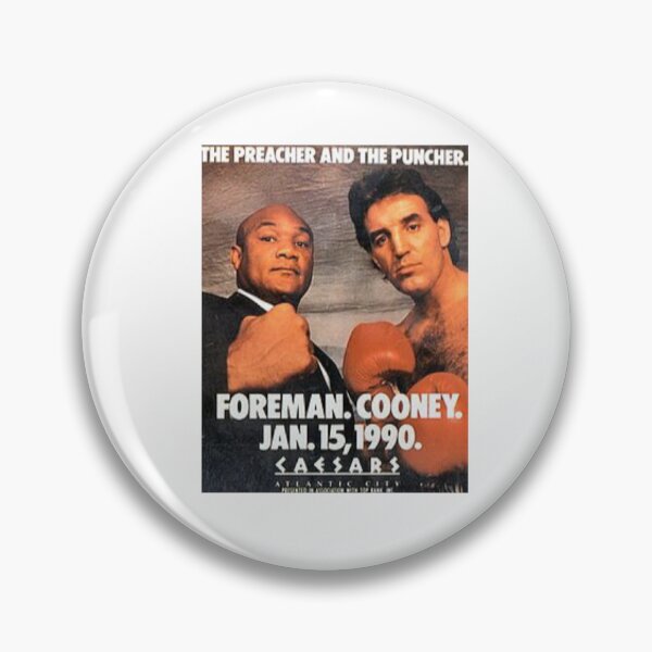 Artikelvorschau, George Foreman gegen Gerry Cooney entworfen und verkauft von British Scope.