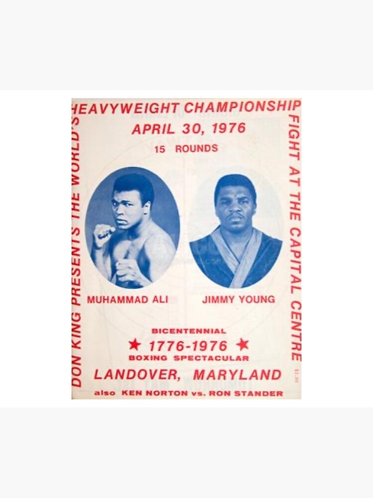 "Muhammad Ali v Jimmy Young " Poster for Sale by footydezigns Redbubble