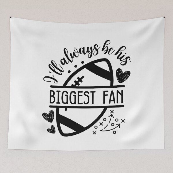 Item preview, I'll Always Be His Biggest Fan (Football Mom Gift) designed and sold by i-longmanshop.
