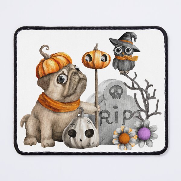 Item preview, Halloween Cute Dog with Owl designed and sold by PetShoper.