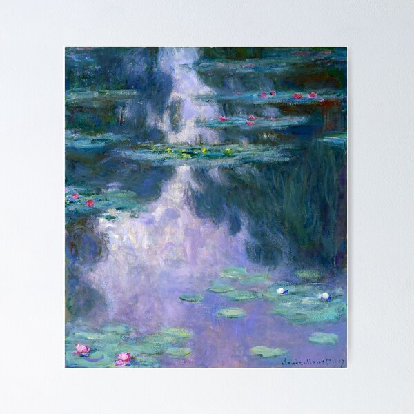 Artikel-Vorschau von Seerosen (Nympheas) 1907 Claude Monet Fine Art, designt und verkauft von Vicky Brago-Mitchell®.