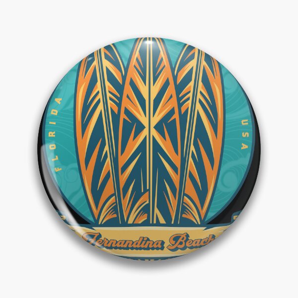 Item preview, Fernandina Beach Surf Banner designed and sold by LanikaiBeach.