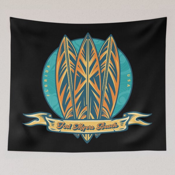 Item preview, Fort Myers Beach Surf Banner designed and sold by LanikaiBeach.