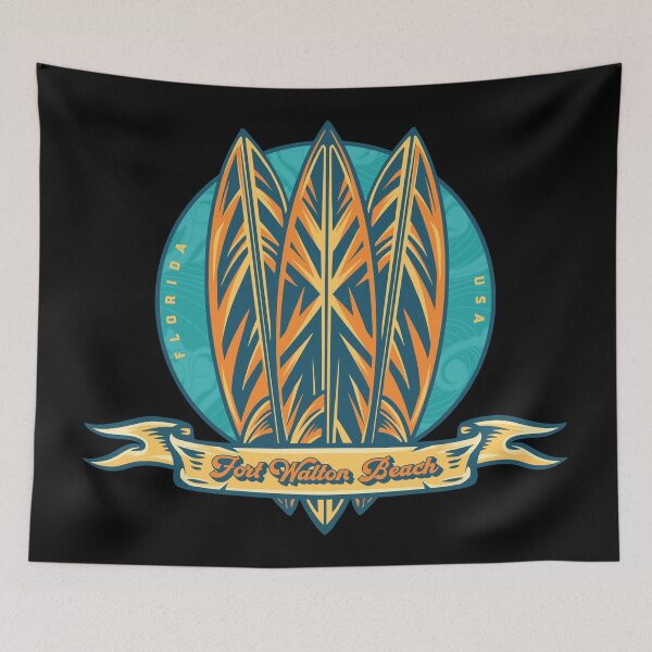 Item preview, Fort Walton Beach Surf Banner designed and sold by LanikaiBeach.