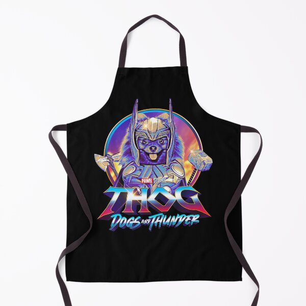 Item preview, THOG - Dogs and Thunder - Funny Pomeranian Miniature Spitz Superhero designed and sold by BrainlabStudios.