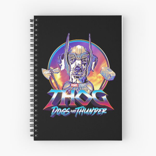 Item preview, THOG - Dogs and Thunder - Funny Dalmatian Superhero designed and sold by BrainlabStudios.