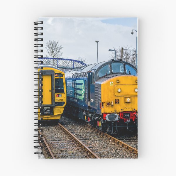 Item preview, Trains crossing at Brora Station designed and sold by pwmoore.