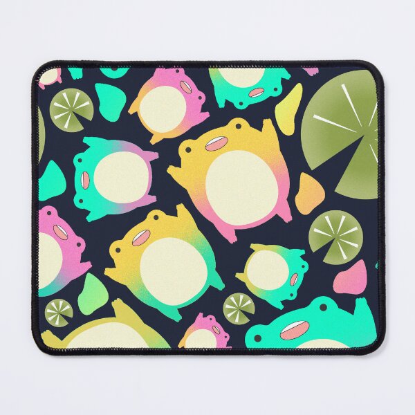 Item preview, Kawaii Cute Colourful Frogs in Vibrant Color Pattern designed and sold by ado-mi.