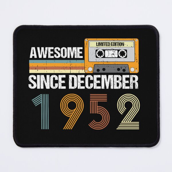 Item preview, Awesome Since December 1952 | 70th Birthday Gifts | 70 Years Old Gifts designed and sold by AMINE  ★★★★★.
