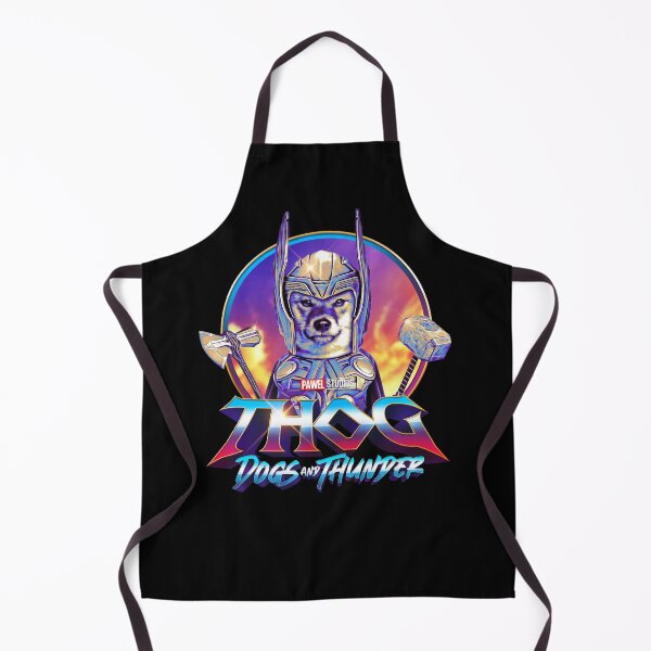 Item preview, THOG - Dogs and Thunder - Funny Akita Inu Superhero designed and sold by BrainlabStudios.