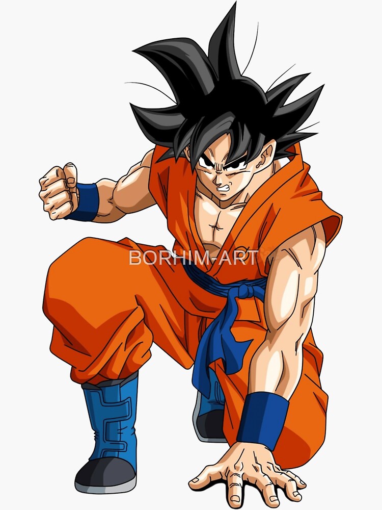 dragon ball goku  Sticker for Sale by BORHIM-ART