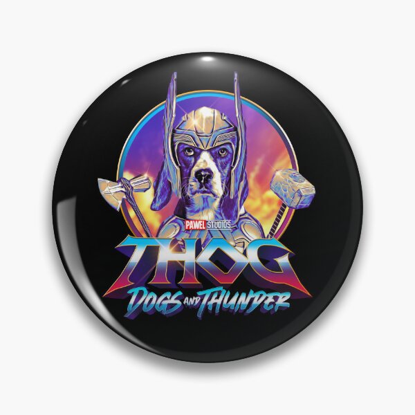 Item preview, THOG - Dogs and Thunder - Funny Beagle Superhero designed and sold by BrainlabStudios.