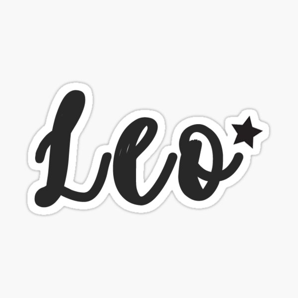 Leo Stickers | Redbubble