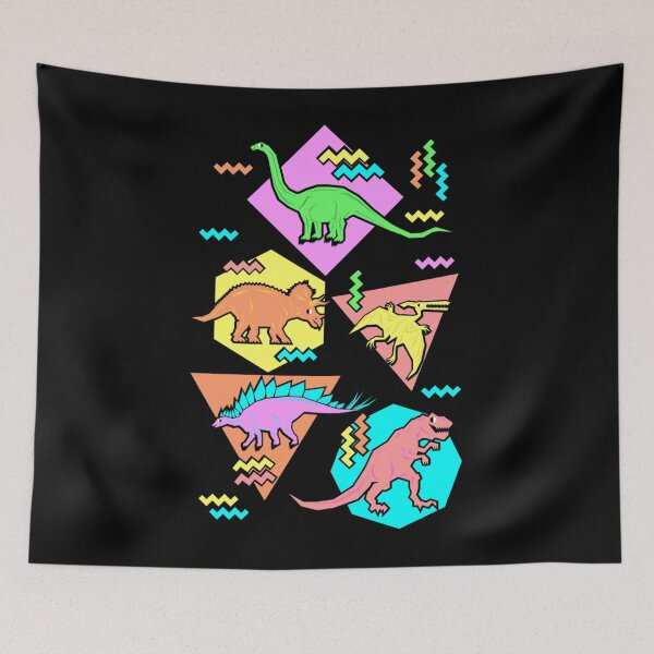 Item preview, Nineties Dinosaurs Pattern designed and sold by TAYLORMARCS.