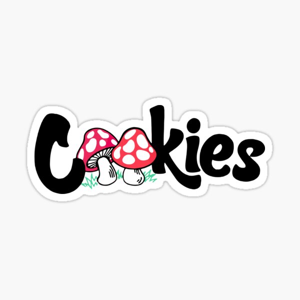 "Cookies Merch Shroomin Shirt" Sticker for Sale by amyestherraw Redbubble
