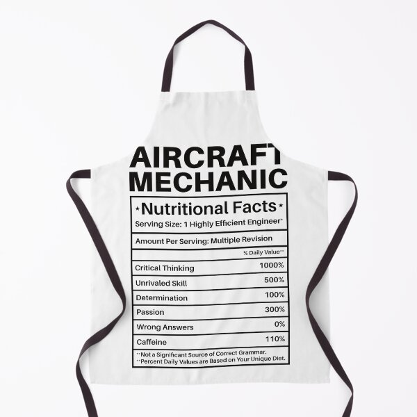 Item preview, Aircraft Mechanic Nutritional Facts: Funny Aviation Mechanic Gift designed and sold by Adexyl.