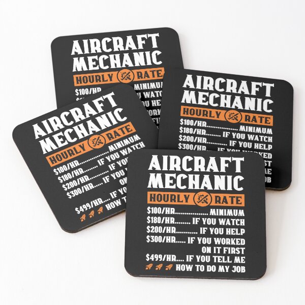 Item preview, Aircraft Mechanic Hourly Rate: Funny Aviation Mechanic Gift designed and sold by Adexyl.
