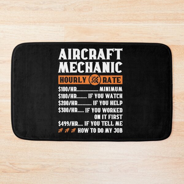Item preview, Aircraft Mechanic Hourly Rate: Funny Aviation Mechanic Gift designed and sold by Adexyl.