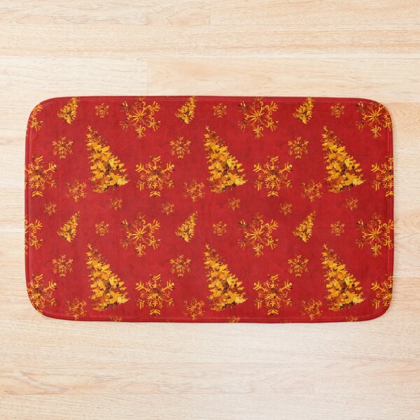 Item preview, Golden Tree Snowflake Design Red Background designed and sold by AraljanFusion.