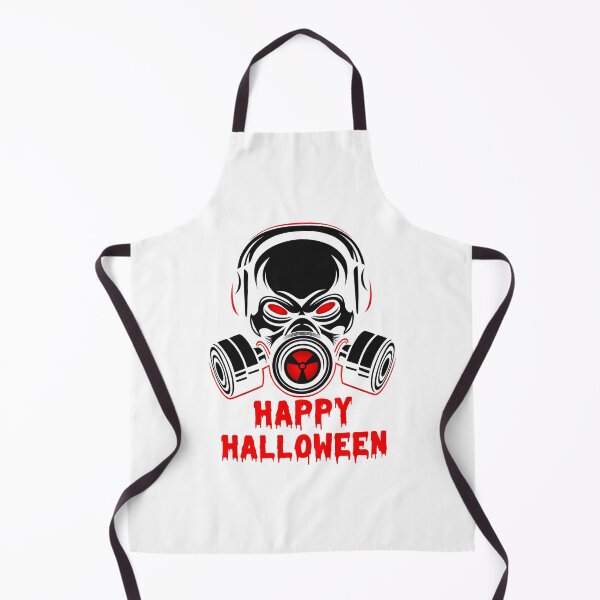 Item preview, Happy Halloween Black Danger Skull with Gas Mask Design designed and sold by WBP Mart.