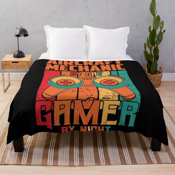 Item preview, Aircraft Mechanic By Day Gamer By Night: Funny Aviation Mechanic Gift designed and sold by Adexyl.