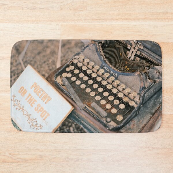 Item preview, Poetry on a vintage typewriter in Ibiza / Travel photography designed and sold by Diana van Neck.
