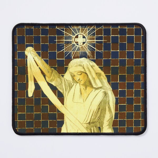 Item preview, LA CROIX SOLEIL Nurse with Bandages 1939 Vintage French Poster by Leonetto Cappiello designed and sold by retroposters.