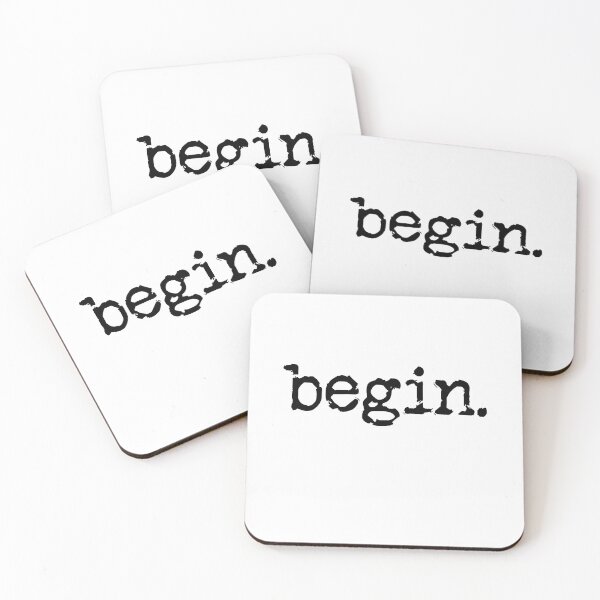 Item preview, Begin. Motivation to get started designed and sold by Rebel-Design.