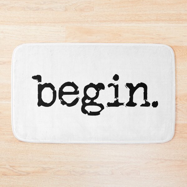 Item preview, Begin. Motivation to get started designed and sold by Rebel-Design.