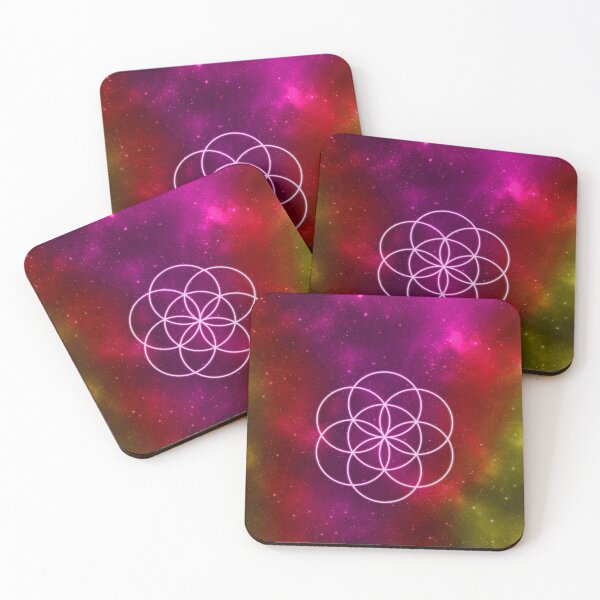 Item preview, Seed of Life | Sacred Geometry | Red Nebula designed and sold by ghost888.
