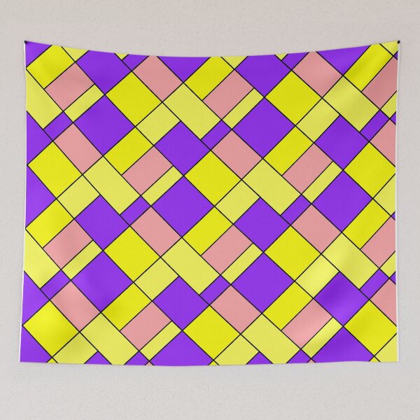 Item preview, Lemon lilac plaid designed and sold by fuzzyfox.