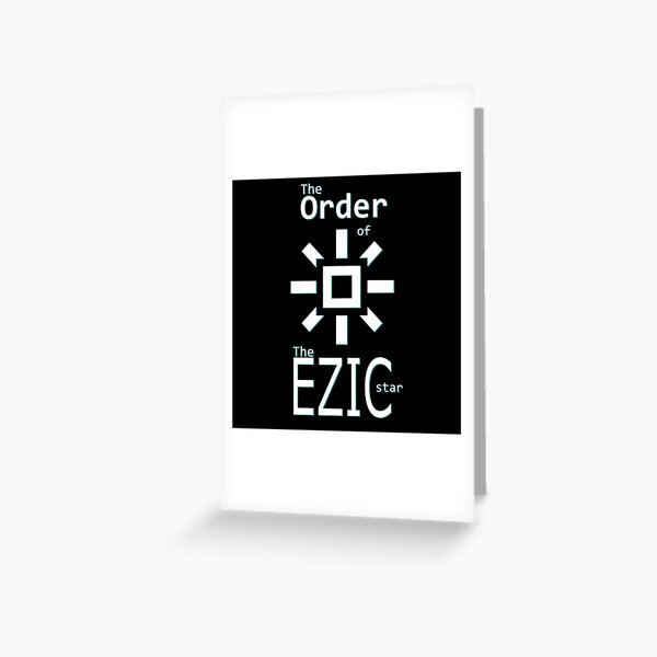 Ezic Greeting Cards for Sale