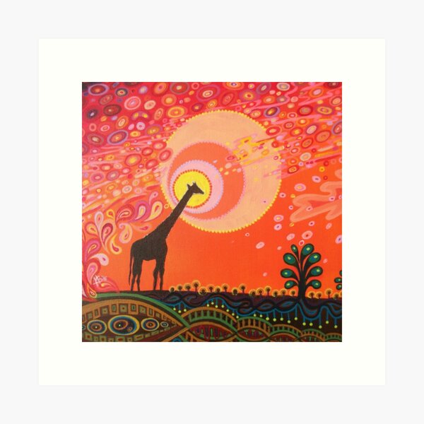 Giraffe Art Print