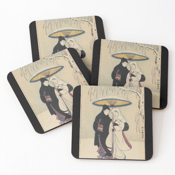 Item preview, Couple under umbrella in the snow designed and sold by JDempzz.