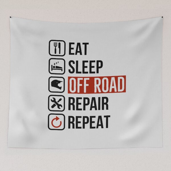 Item preview, Eat Sleep Off Road Motocross Repair Repeat designed and sold by FP-POD.