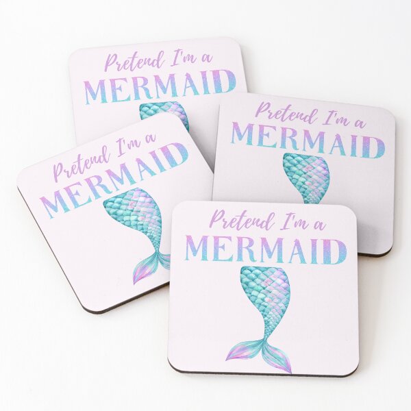 Item preview, Pretend I'm A Mermaid Girly Purple Teal Pink Halloween Costume designed and sold by LoveSeasonz.
