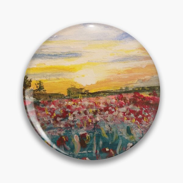 Artikelvorschau, Mohnfeld bei Sonnenuntergang entworfen und verkauft von WorldOfWendyArt.
