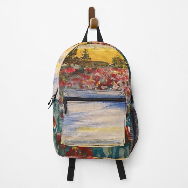 Item preview, Poppyfield at sunset designed and sold by WorldOfWendyArt.