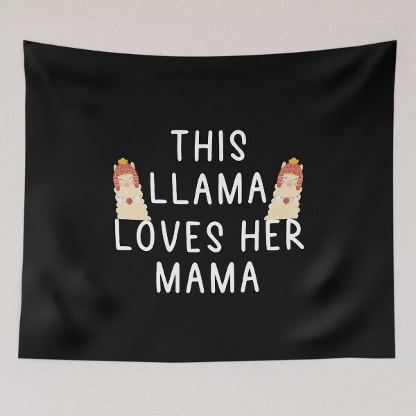 Item preview, this Llama Loves Her Mama designed and sold by YassJmShop.