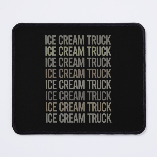 Item preview, Gray Text Art Ice Cream Truck Trucks designed and sold by TarynBrown3126.