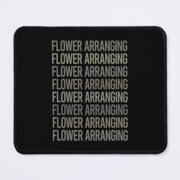 Item preview, Gray Text Art Flower Arranging Arrangement Floral Design designed and sold by TarynBrown3126.