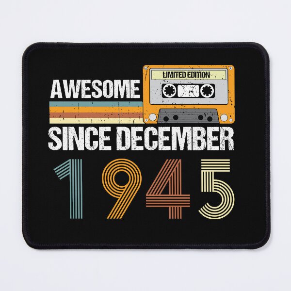 Item preview, Awesome Since December 1945 | 77th Birthday Gifts | 77 Years Old Gifts designed and sold by AMINE  ★★★★★.