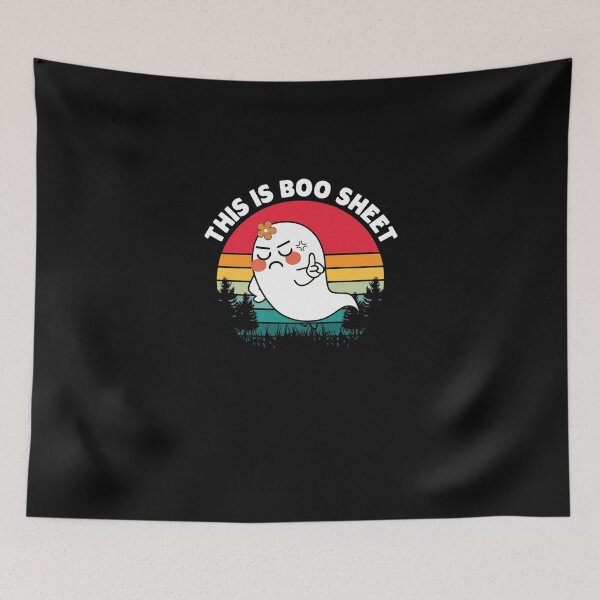 Item preview, This Is Boo Sheet - Halloween Humor Spooky Ghost Lover designed and sold by Vic922.