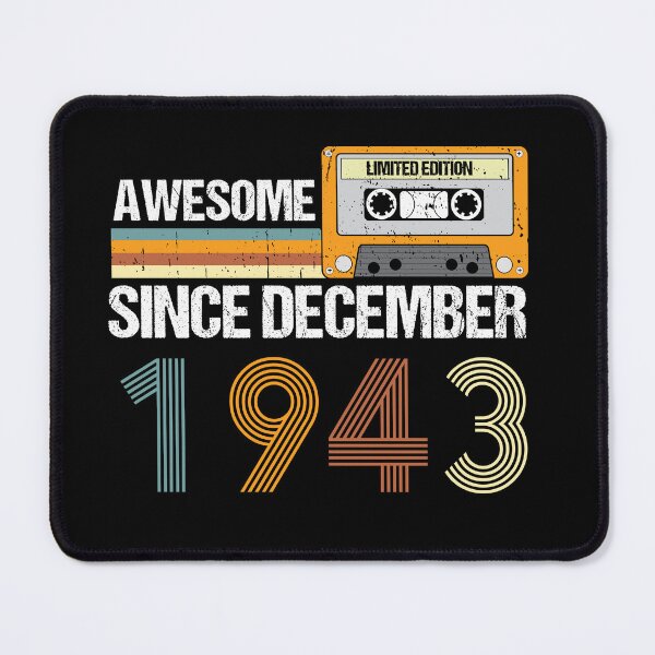 Item preview, Awesome Since December 1943 | 79th Birthday Gifts | 79 Years Old Gifts designed and sold by AMINE  ★★★★★.