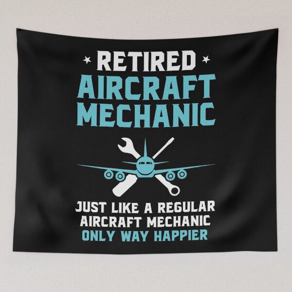 Item preview, Retired Aircraft Mechanic Not My Problem Anymore Retirement: Funny Aviation Mechanic Gift designed and sold by Adexyl.