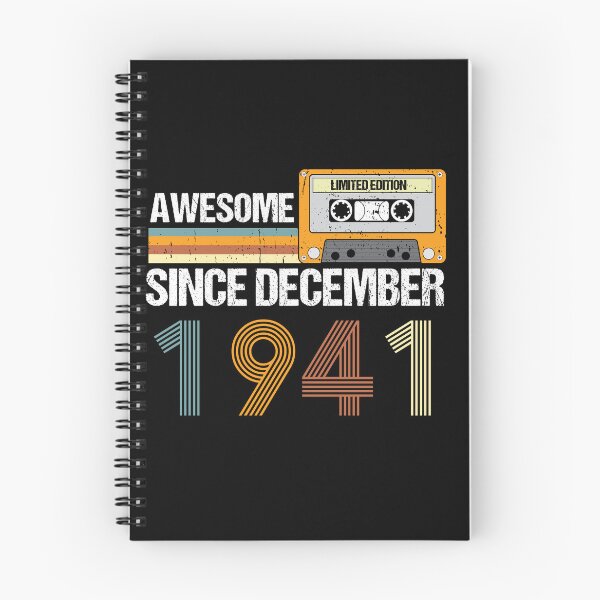 Item preview, Awesome Since December 1941 | 81th Birthday Gifts | 81 Years Old Gifts designed and sold by AMINE  ★★★★★.