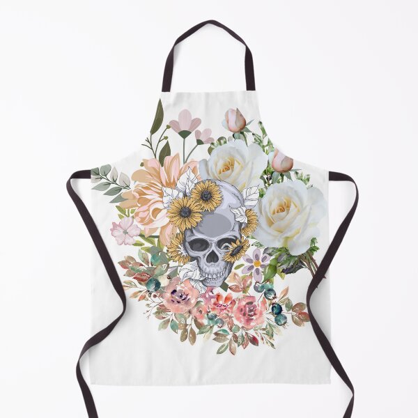Item preview, Floral Skull Design designed and sold by GeekGasmMerch.