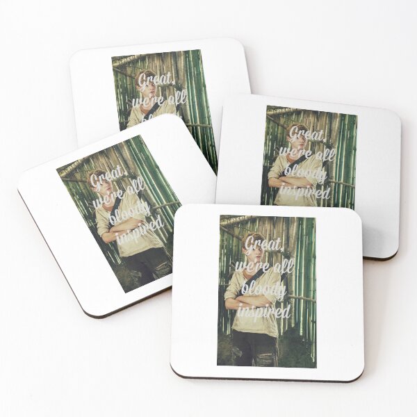 Item preview, Great We're All Bloody Inspired The Maze Runner Thomas Sangster  designed and sold by baberscolbyw.
