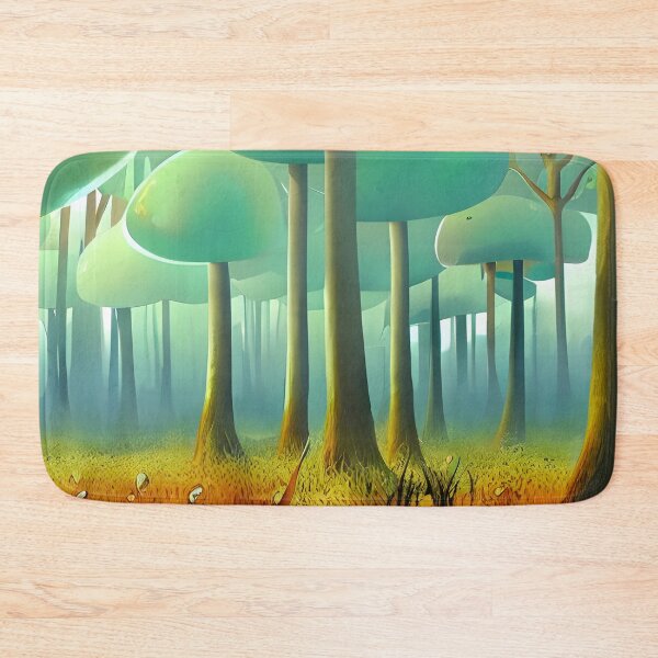 Item preview, Mushroom Forest Gouache, Ai Generated Art  designed and sold by ACC .